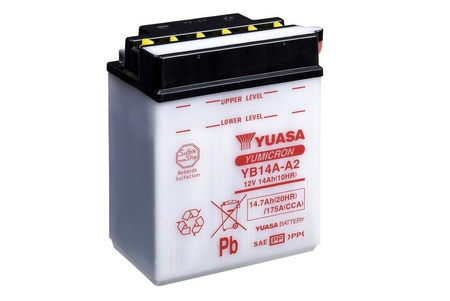 Akumulator Yuasa YB14A-A2 14.7Ah 175A