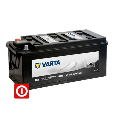 Akumulator Varta Promotive Black K4 143Ah 950A