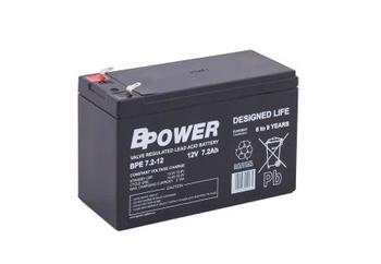 AKUMULATOR BPOWER 12V 7.2AH BPE 7.2-12 ŻEL ŻELOWY