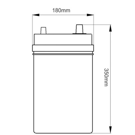 Akumulator trakcyjny Bars TRIO Deep Cycle 6V 360Ah J305 Bars J305M