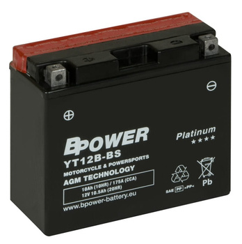 Akumulator Bpower YT12B-BS 10Ah 175A