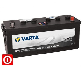 Akumulator Varta Promotive Black K11 143Ah 900A
