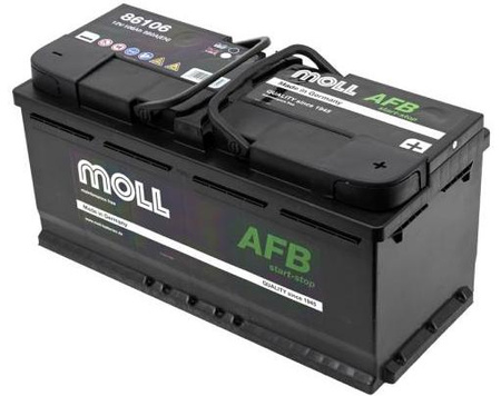 Akumulator Moll 106Ah 980A AFB Start Stop 86106