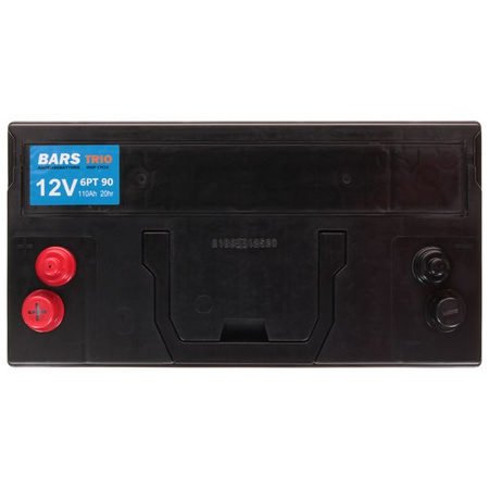 Akumulator trakcyjny Bars TRIO Deep Cycle 12V 110Ah GR31 DC 336*173*235 Dual Terminal (6PT90) Bars SEMI110
