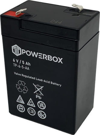 Akumulator Powerbox 6V 5Ah VRLA AGM TP-6-5-AD