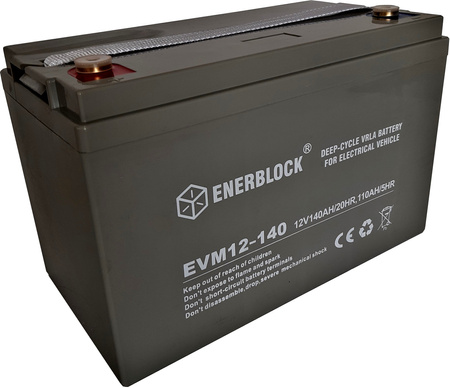 Akumulator ENERBLOCK 12V 140AH EVM12-140 AGM Traction