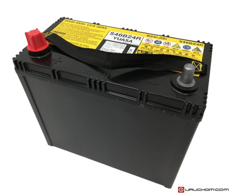 Akumulator YUASA VRLA HJ-S46B24R 45Ah 325A L+ Prius hybrid AGM