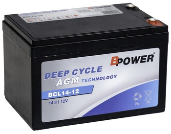Akumulator trakcyjny  Bpower BCL 14-12 12V 14Ah