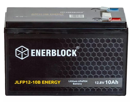 Akumulator ENERBLOCK 12.8V 10AH JLFP12-10 LITHIUM LiFePO4