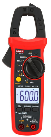 Miernik cęgowy UNI-T UT204+ True RMS NCV