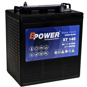 Akumulator trakcyjny  Bpower XT145 6V 260Ah LIGHT-TRACTION