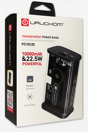 POWERBANK 10000mAh 22.5W QC3.0 QC4.0 PD3.0 USB1 USB-C Żółty