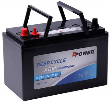 Akumulator trakcyjny Bpower BCL115-12 M 12V 115Ah