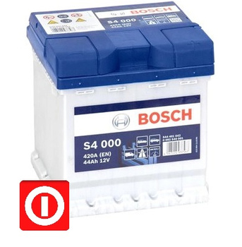 AKUMULATOR BOSCH Fiat / Punto S4 44Ah 420A P+ S4000