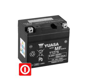AKUMULATOR YUASA TTZ7S-BS YTZ7S-BS 6.3Ah 90A