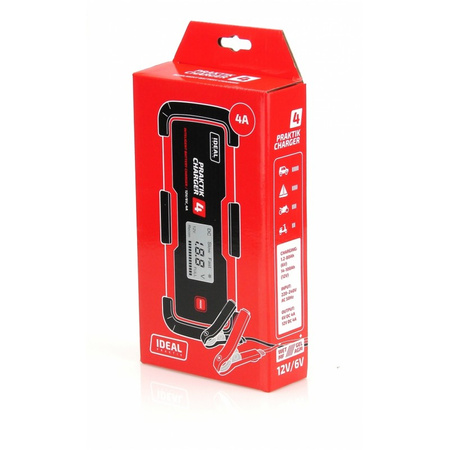 Ładowarka IDEAL PRAKTIK CHARGER 4 LCD 6/12V