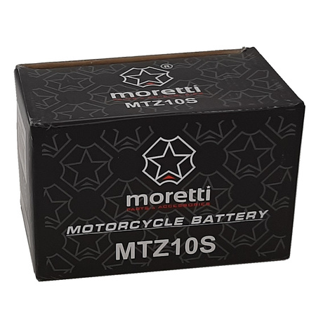 AKUMULATOR Moretti MTZ10S / YTZ10S-BS 8.6Ah 120A AGM (GEL)