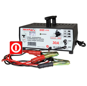 Prostownik STEF-POL EST-310 12/24V 30A ROZRUCH
