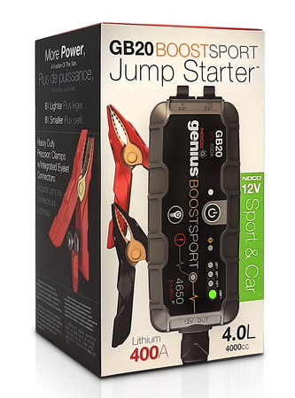 NOCO GB20 GENIUS BOOSTSPORT JUMP STARTER 400A