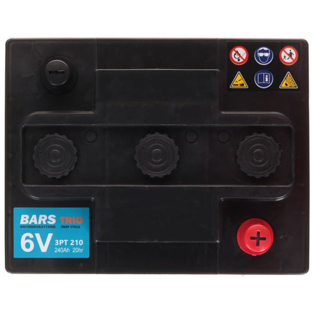 Akumulator Bars TRIO Deep Cycle 6V 240Ah DC-240 (3PT210) Bars MON3PT210