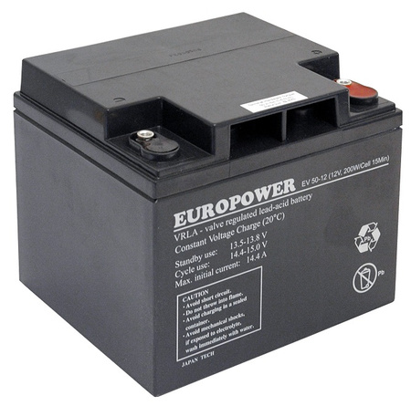 Akumulator Europower EV 50-12 (12V 50Ah)