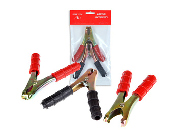 Zaciski kabla rozruchowego żabki krokodylki 200A