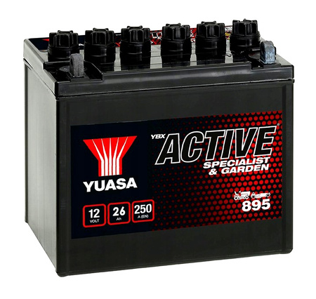 AKUMULATOR YUASA ACTIVE GARDEN 26Ah KOSIARKA 895