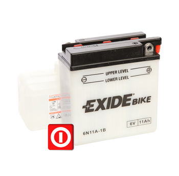 Akumulator Exide 6N11A-1B 6V 11Ah 95A