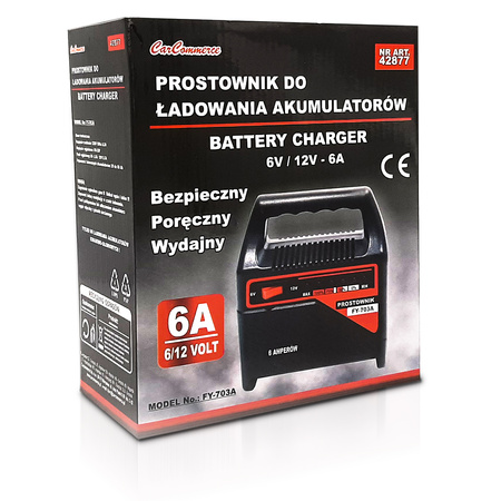 Prostownik CarCommerce FY-703A 6 / 12V - 6A