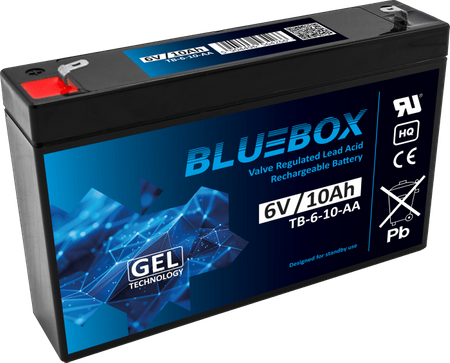 Akumulator BLUEBOX 6V 10Ah AGM TB-6-10-AA