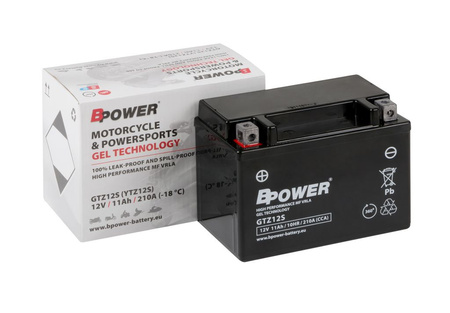 Akumulator Wzmocniony Bpower GEL GTZ12S (YTZ12S-BS)  11Ah 210A