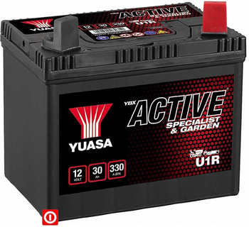 AKUMULATOR YUASA ACTIVE GARDEN U1R 30Ah 330A DO KOSIARKI