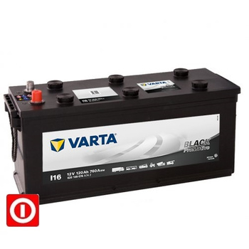 Akumulator Varta Promotive Black I16 120Ah 760A