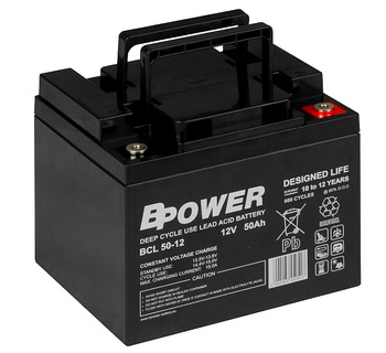 AKUMULATOR Bpower BCL 50-12 50Ah  12V AGM Praca CYKLICZNA