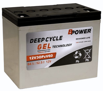 Akumulator trakcyjny  Bpower OPzV 12V3OPzV60 12V 64Ah