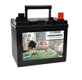 AKUMULATOR Lawn&Garden 12V 24Ah 200A U1R do kosiarki traktorka