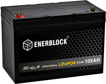 Akumulator ENERBLOCK 12V 105AH JLFP12-105 LITHIUM LiFePO4