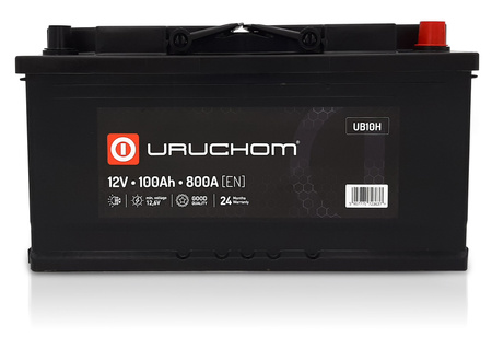 Akumulator Uruchom Black 100Ah 800A UB10H