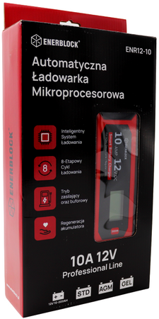 ŁADOWARKA PROSTOWNIK Enerblock ENR12-10 12V 10A