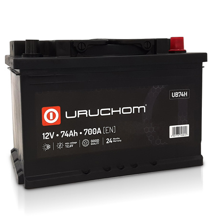Akumulator Uruchom Black 74Ah 700A UB74H