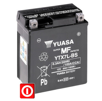 YUASA YTX7L-BS 6.3 100A Honda