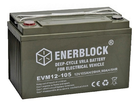 Akumulator ENERBLOCK 12V 105AH EVM12-105 AGM Traction
