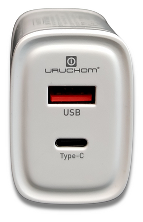 Szybka Ładowarka sieciowa 36W USB C USB A Power Delivery 3.0 Biała Uruchom