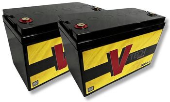 Zestaw 2x akumulator  VTECH 12V 100AH VRLA AGM VT-100-AGM
