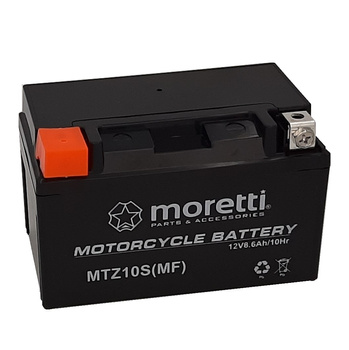 AKUMULATOR Moretti MTZ10S / YTZ10S-BS 8.6Ah 120A AGM (GEL)