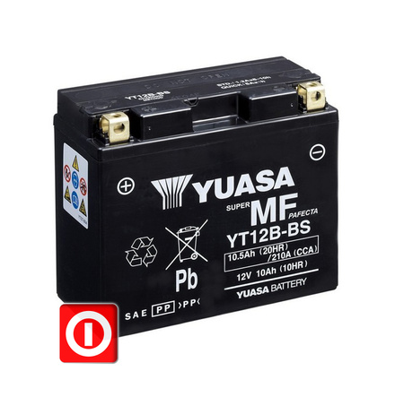 AKUMULATOR YUASA YT12B-BS 10.5Ah FZS XVS R1