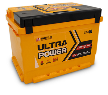 Akumulator Ultra Power 63Ah 650A