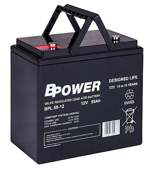 AKUMULATOR Bpower BPL 55-12 55Ah  12V AGM Praca BUFOROWA