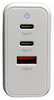 Szybka Ładowarka sieciowa zasilacz 65W 2x USB C USB A PD 3.0 Uruchom
