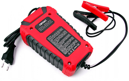 Prostownik AMiO cyfrowy 12V 24V 6A 3A DBC-03